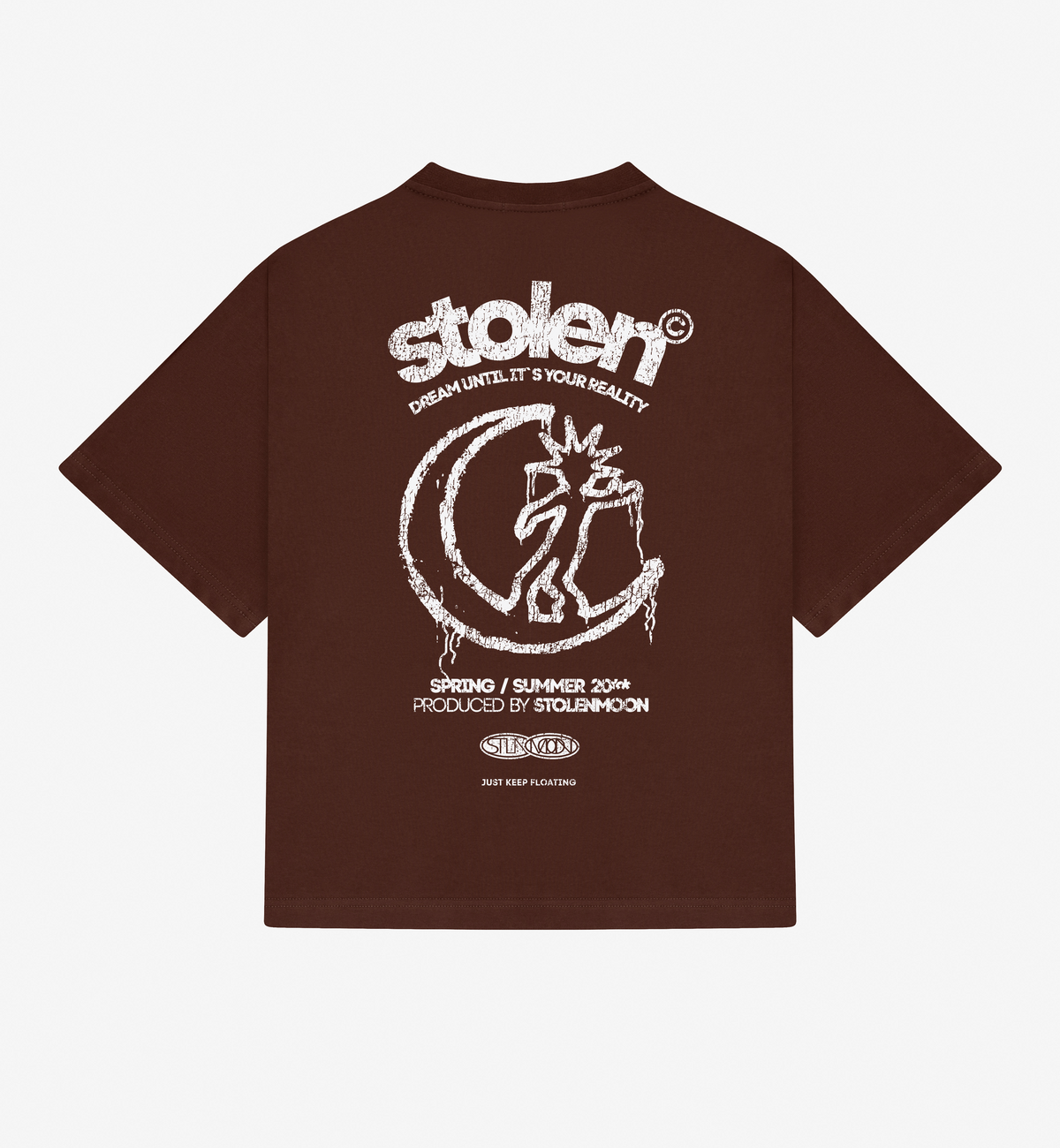 GRAFFITI TEE BROWN