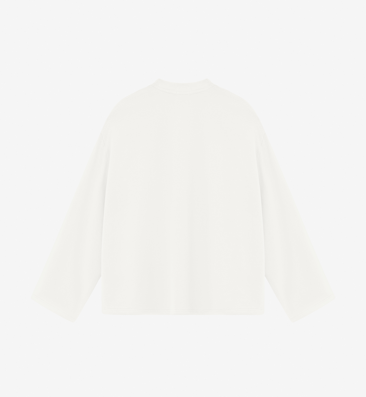 BLANK LONG SLEEVE WHITE