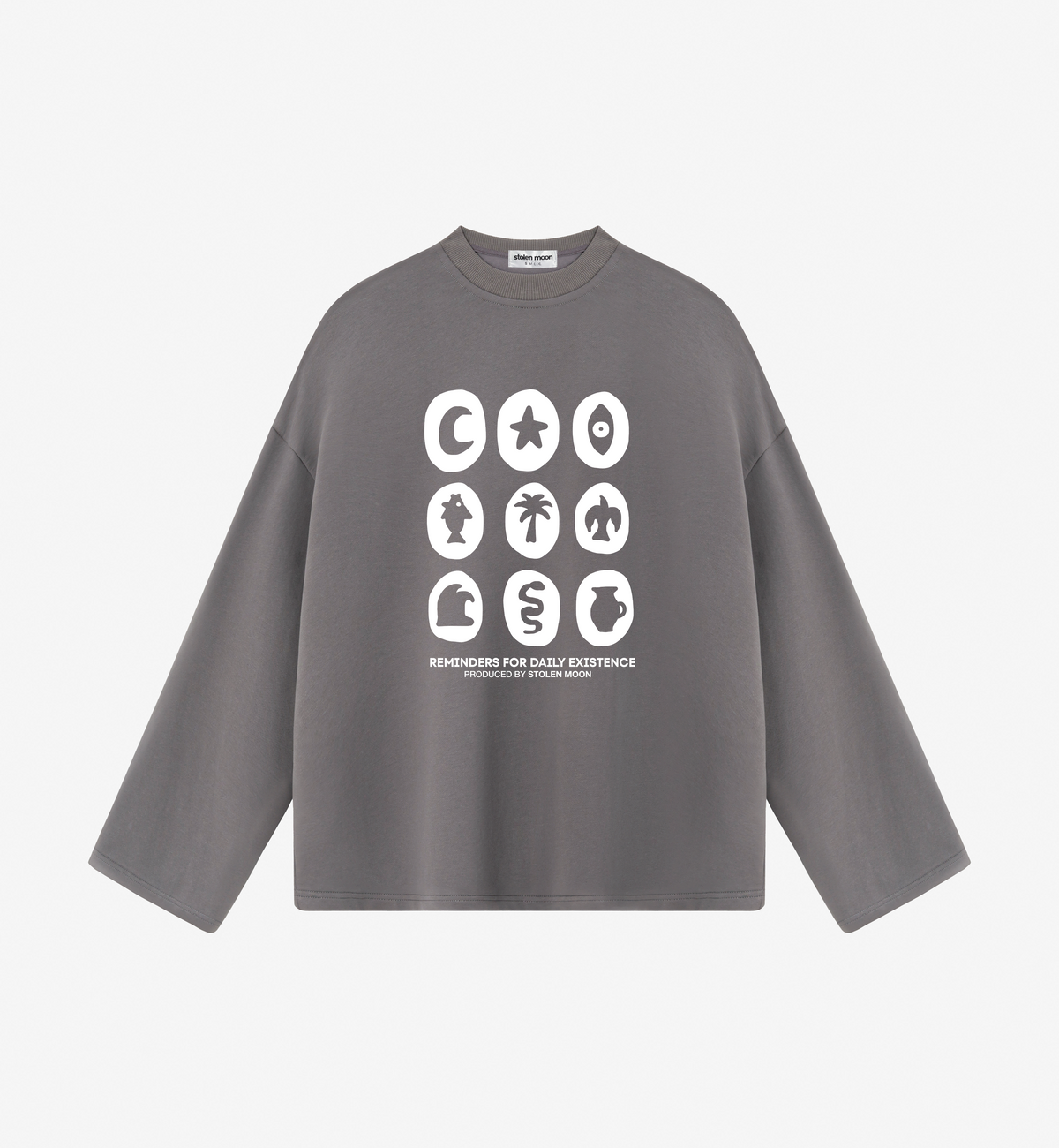 REMINDERS LONG SLEEVE GREY