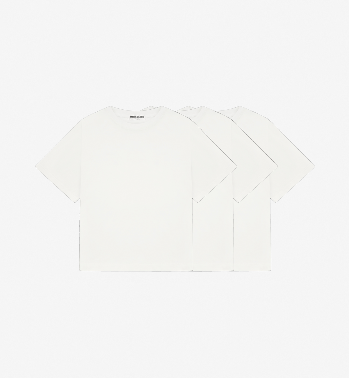 THE BLANKS TEE TRIPLE WHITE SET