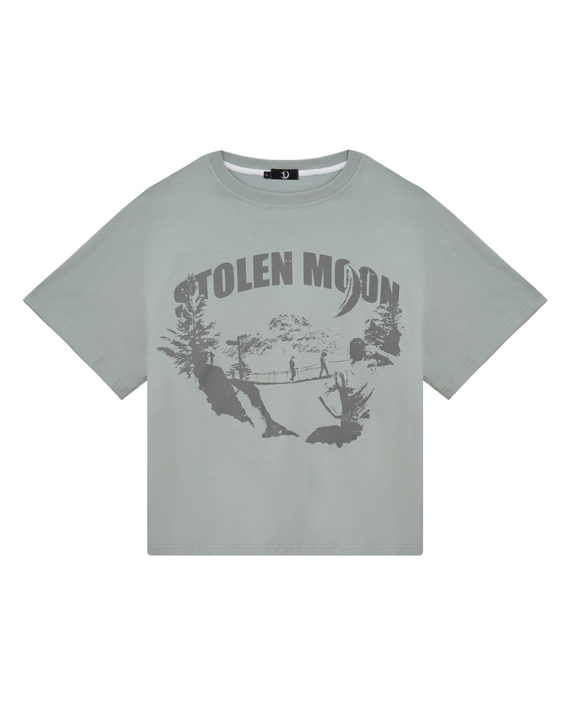 CAMPING GREY TEE