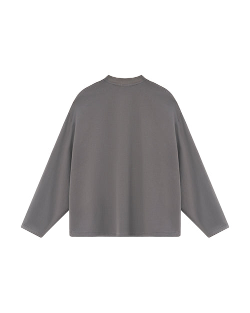 BLANK LONG SLEEVE GREY