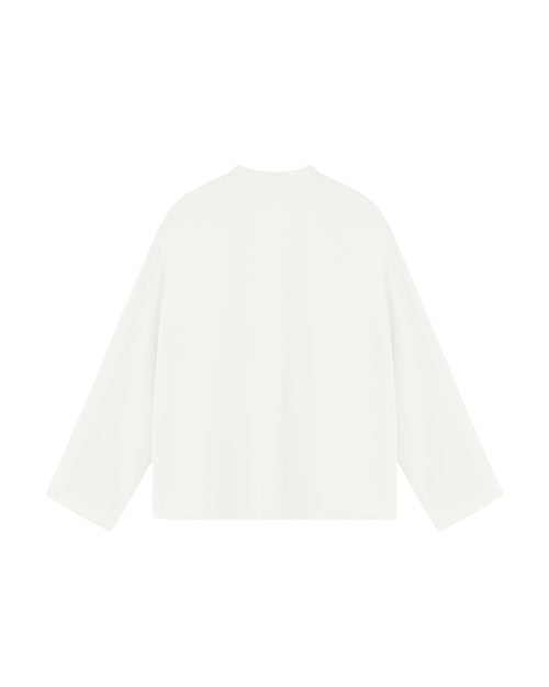 BLANK LONG SLEEVE WHITE