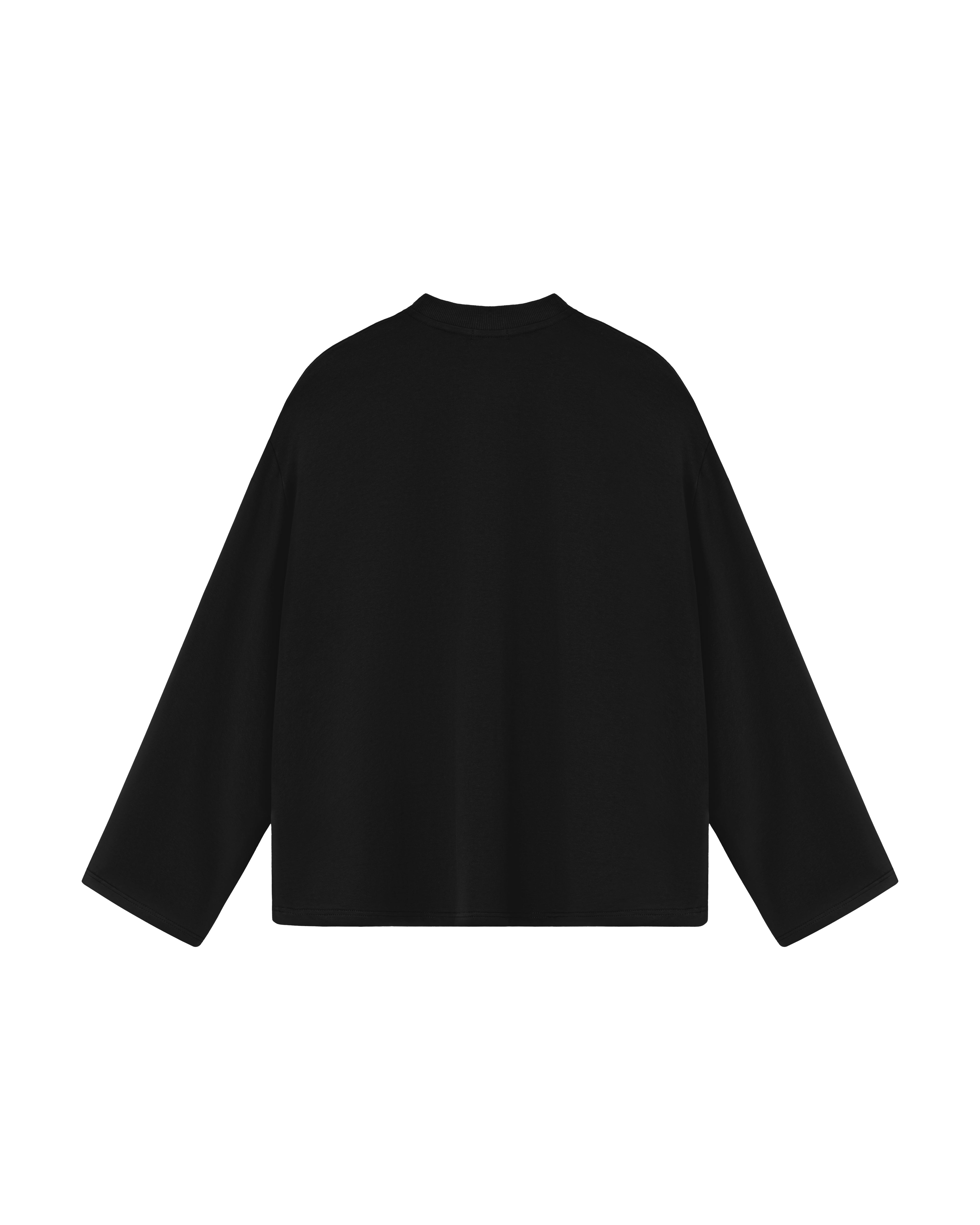 BLANK LONG SLEEVE BLACK