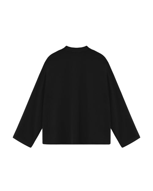 BLANK LONG SLEEVE BLACK