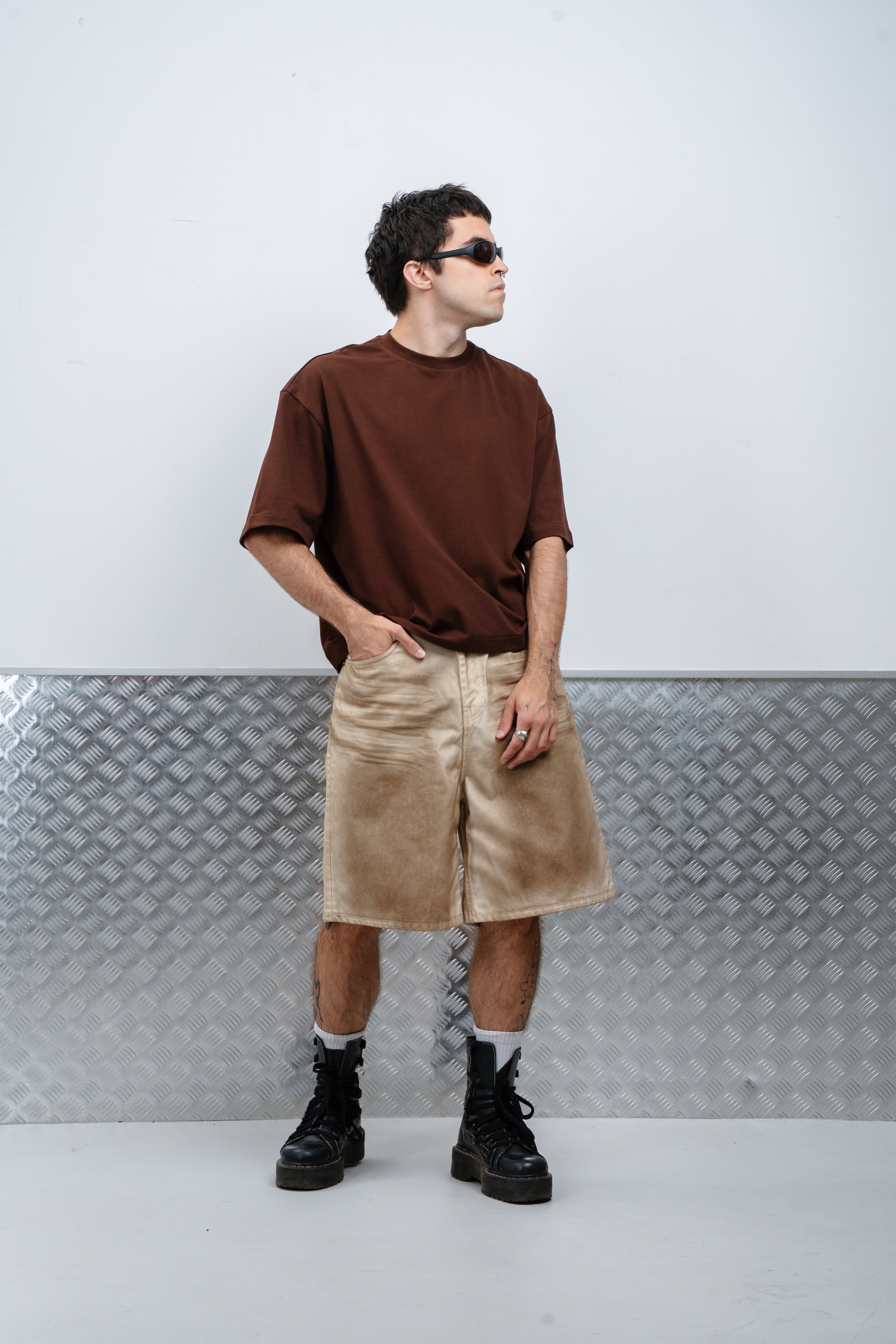 BLANK TEE BROWN