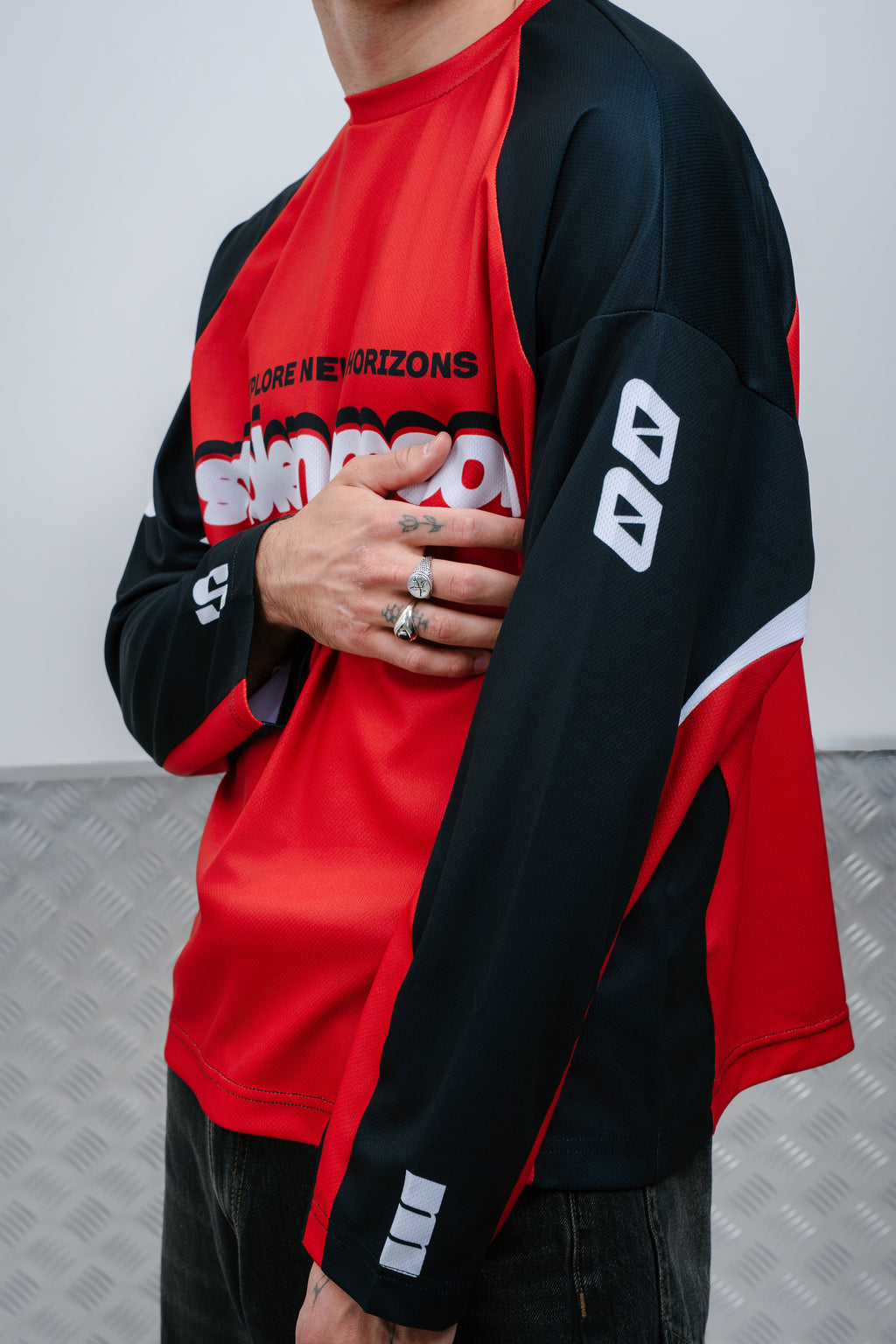 JERSEY LONG SLEEVE RED