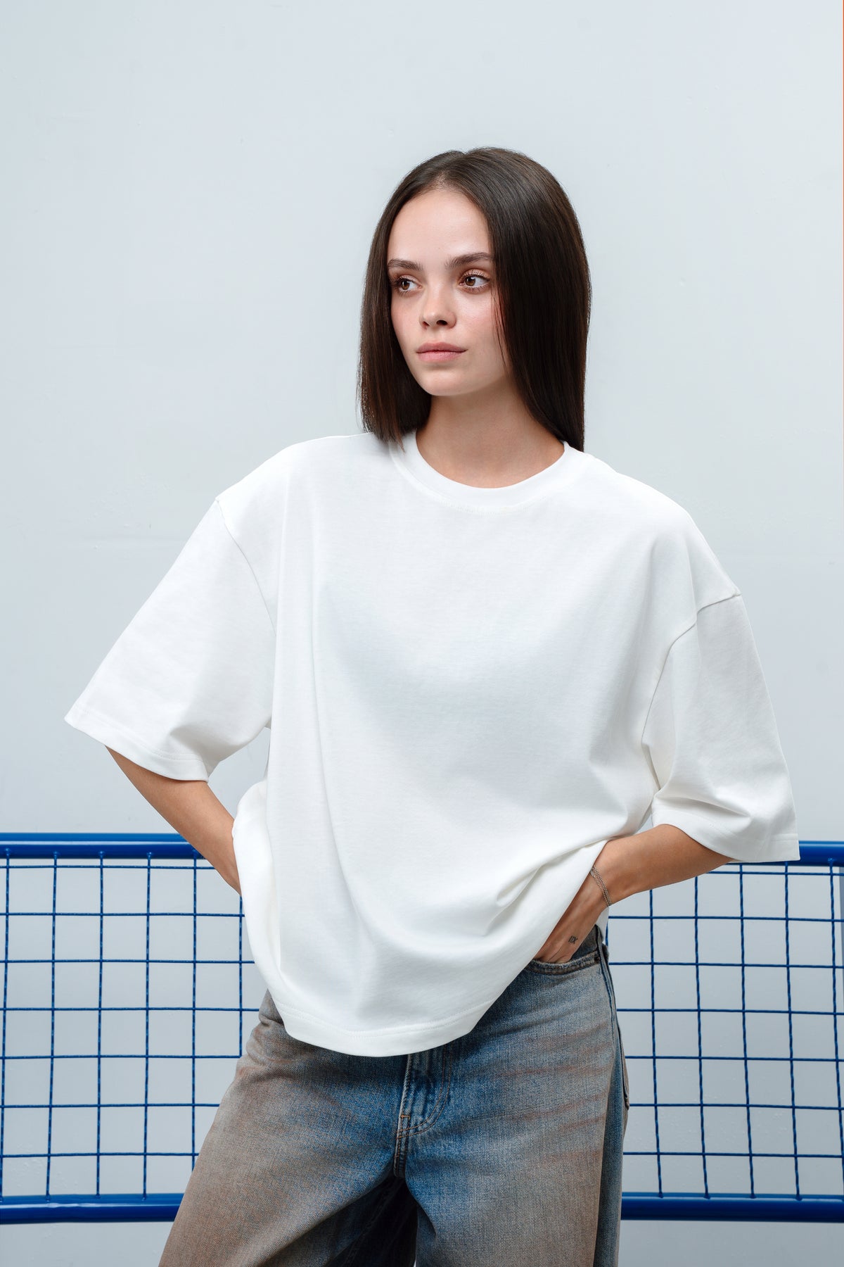 THE BLANKS TEE TRIPLE WHITE SET
