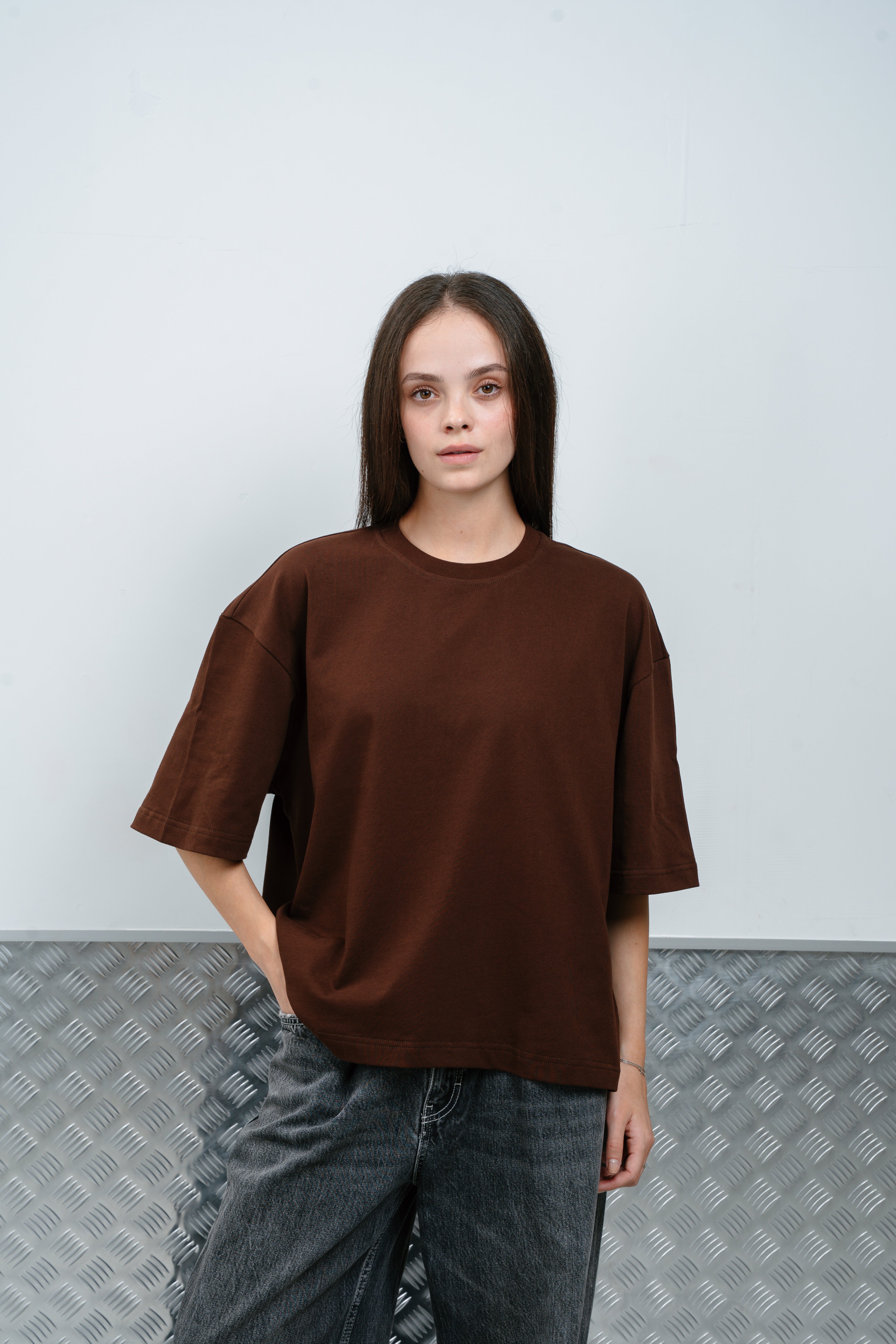BLANK TEE BROWN