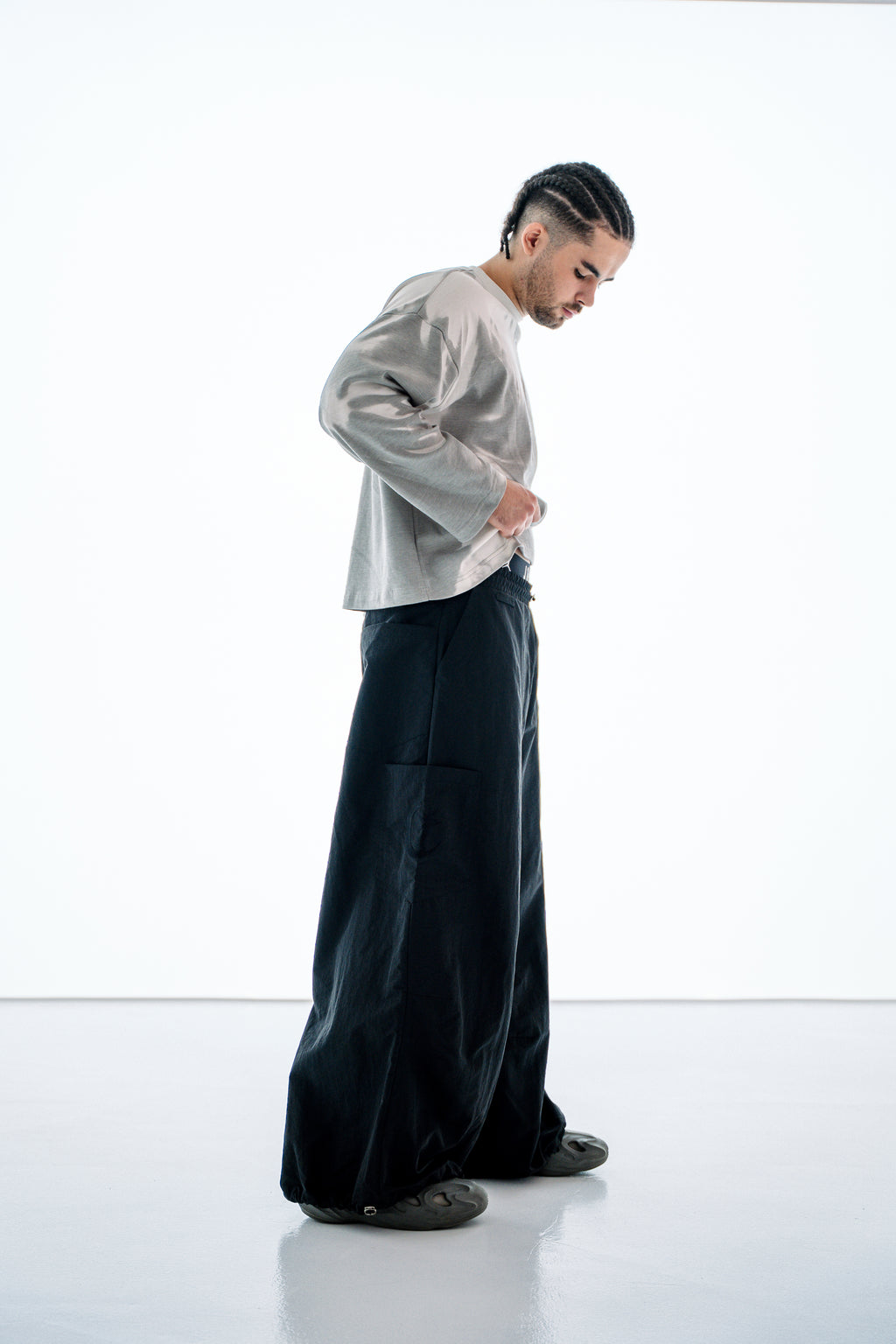 PARACHUTE PANTS BLACK