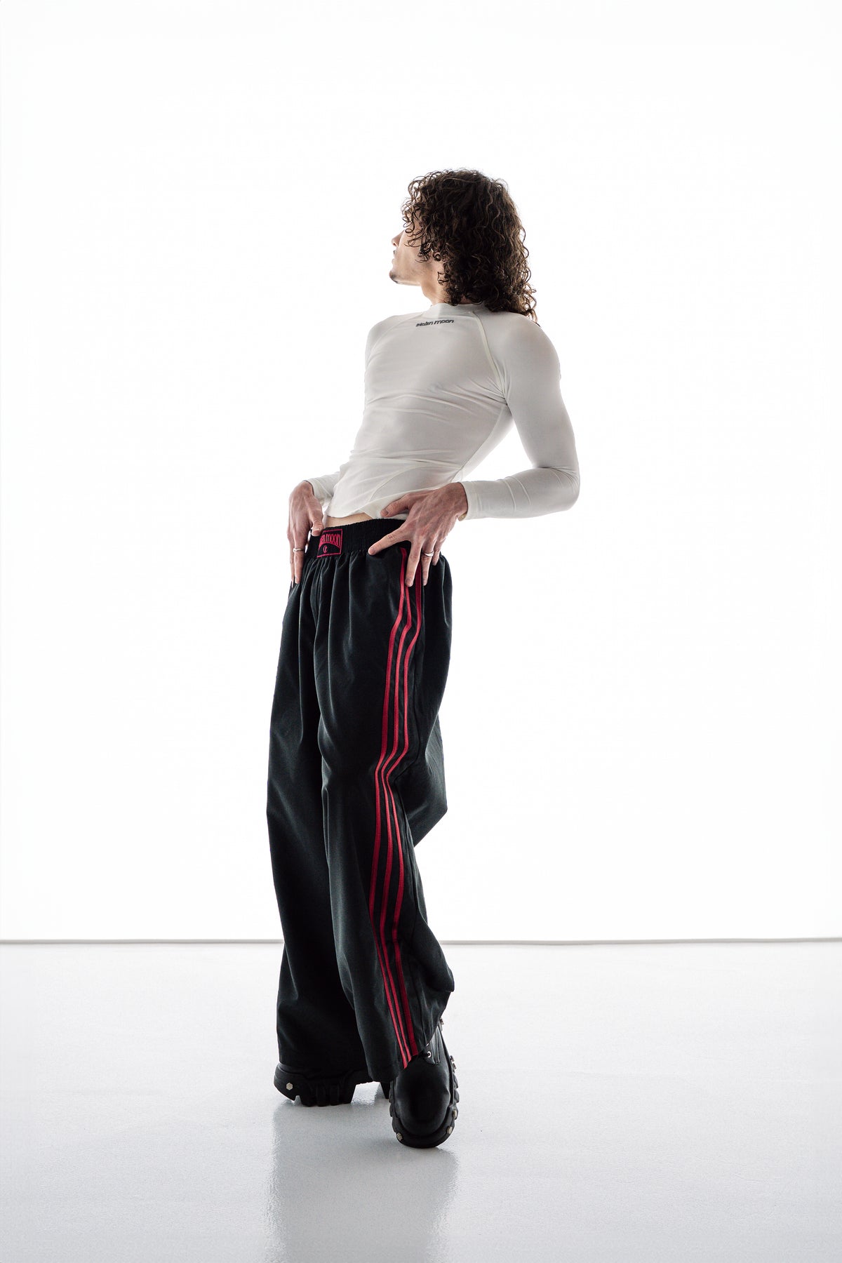 BOXING STRIPES PANTS BLACK