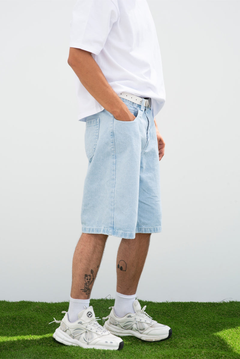 DENIM JORTS