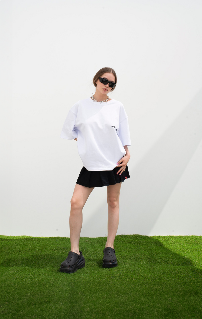 BASIC LOGO TEE WHITE