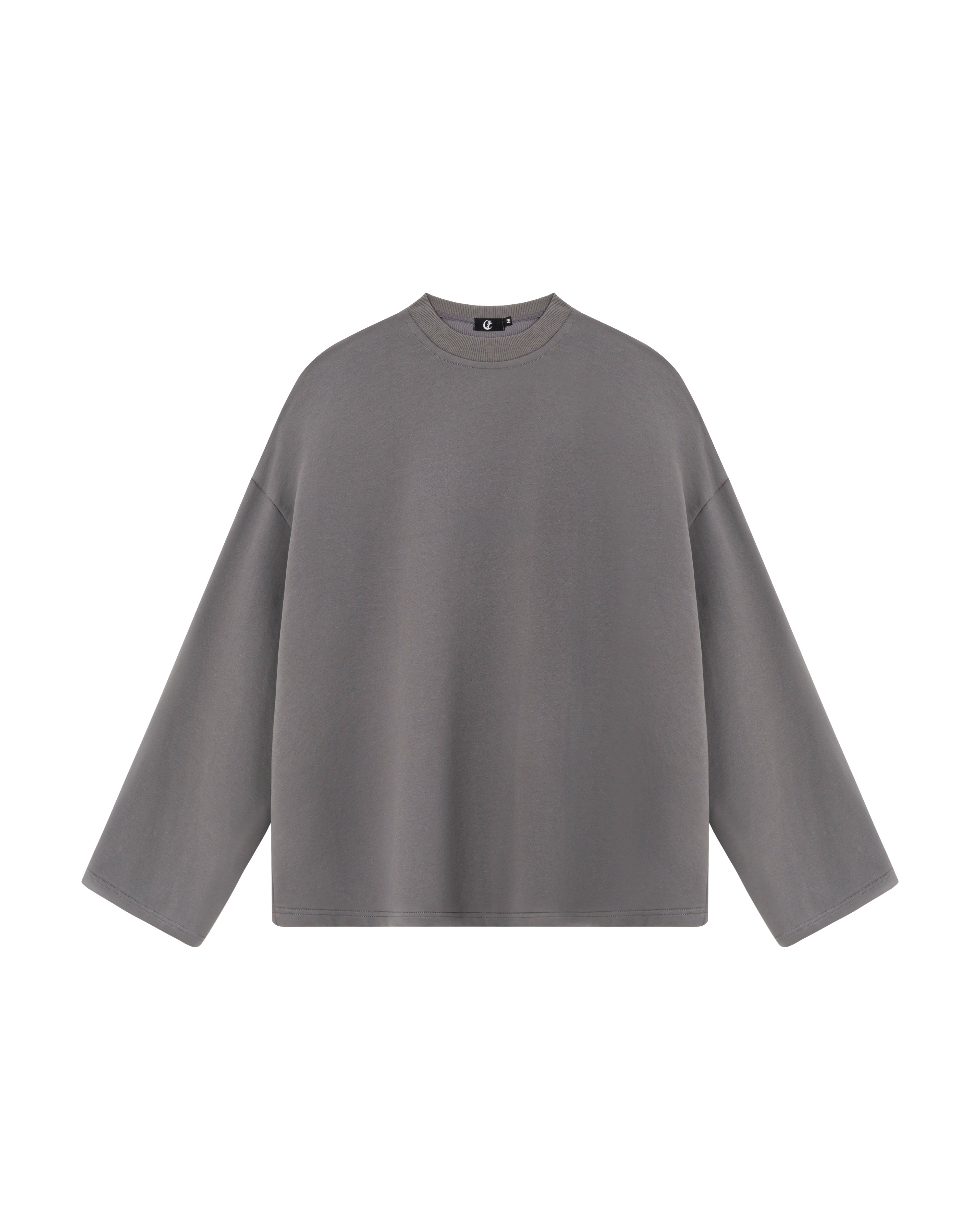 BLANK LONG SLEEVE GREY
