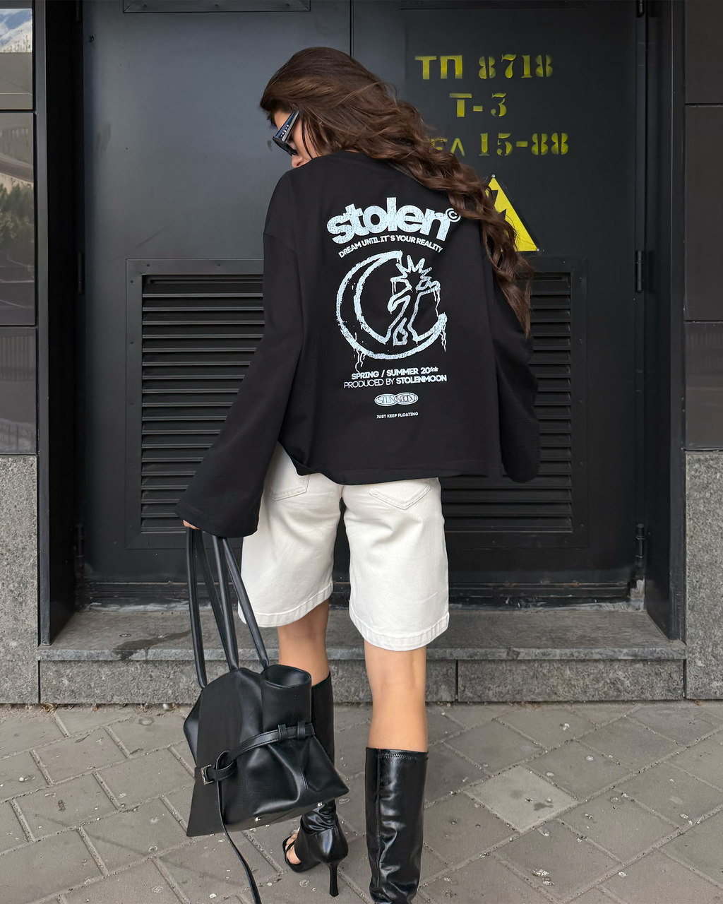 GRAFFITI LONG SLEEVE BLACK