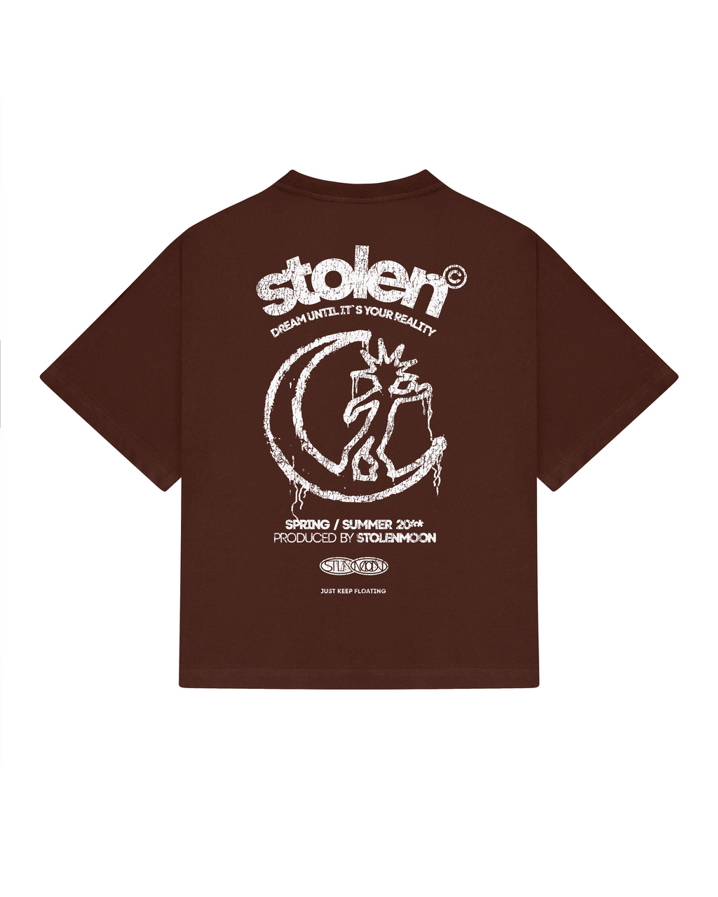 GRAFFITI TEE BROWN