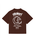 GRAFFITI TEE BROWN