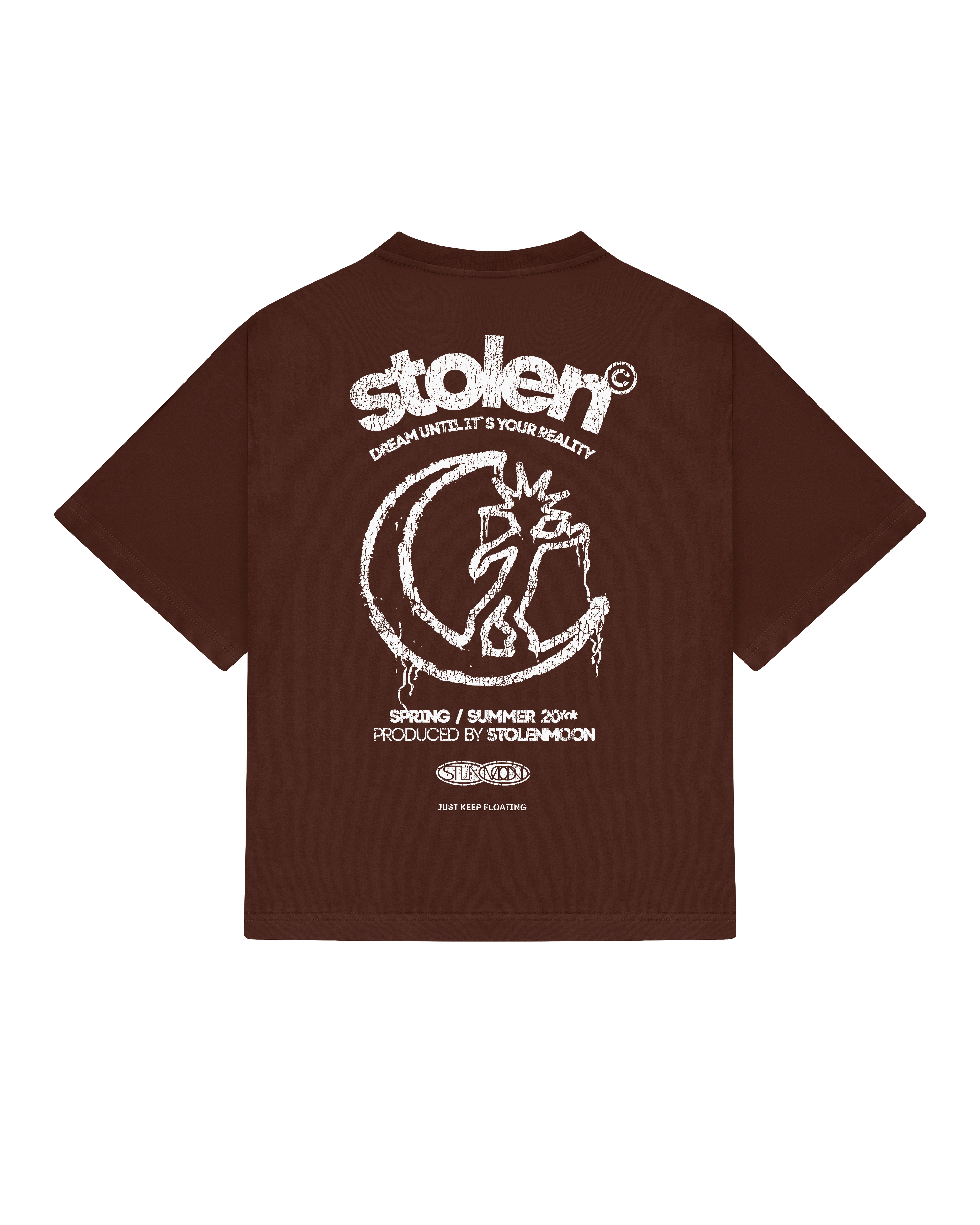 GRAFFITI TEE BROWN