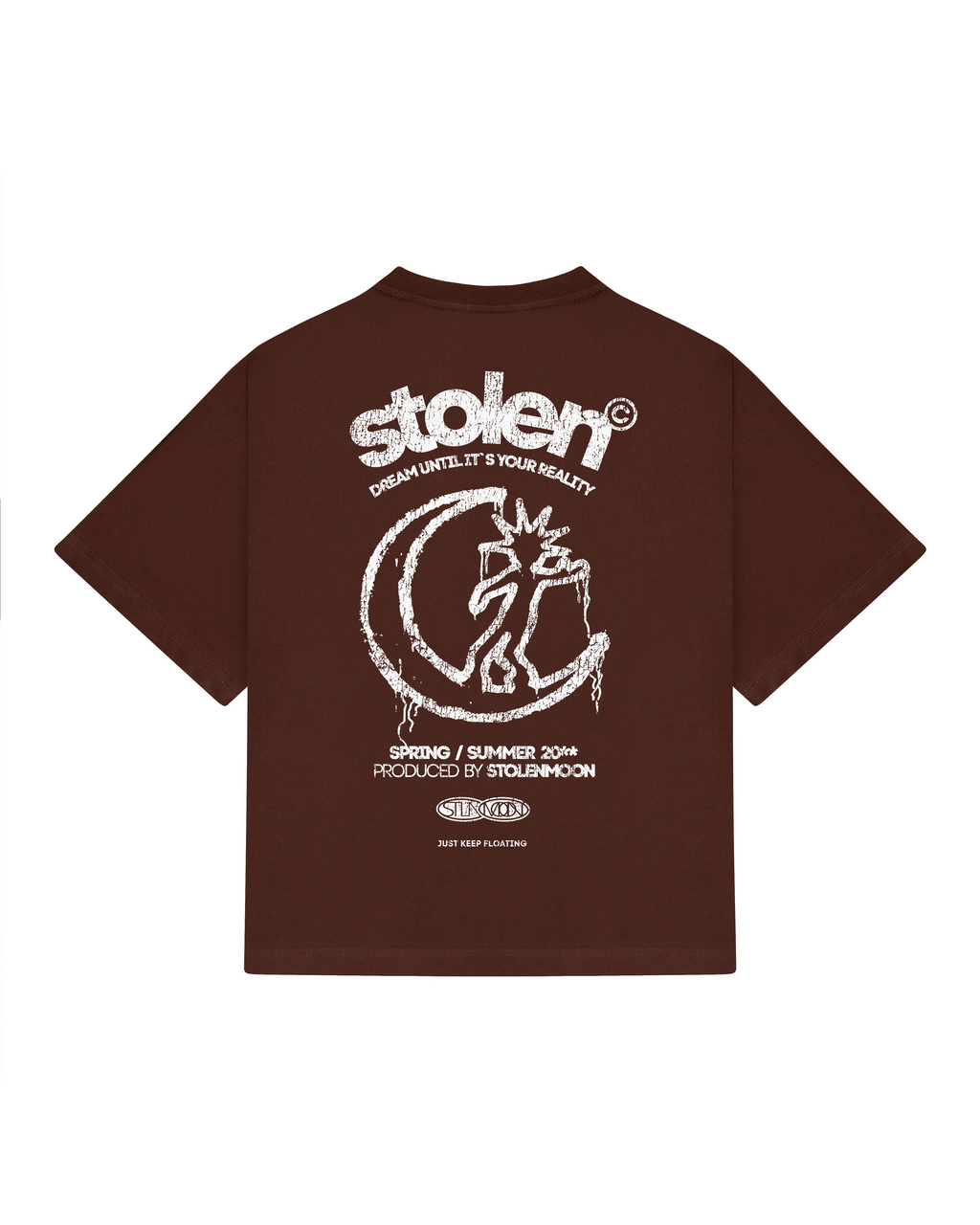 GRAFFITI TEE BROWN