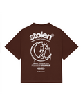 GRAFFITI TEE BROWN