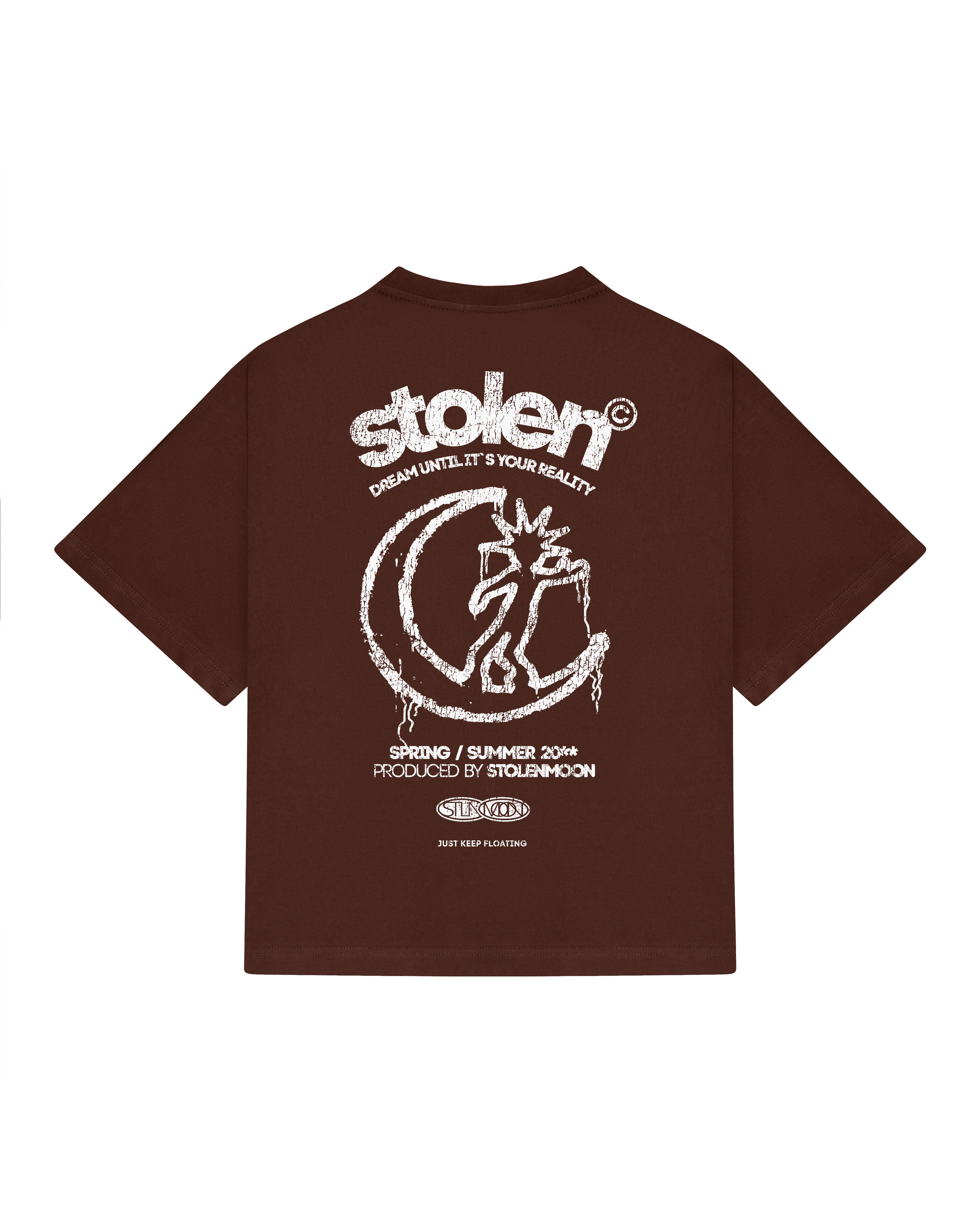 GRAFFITI TEE BROWN
