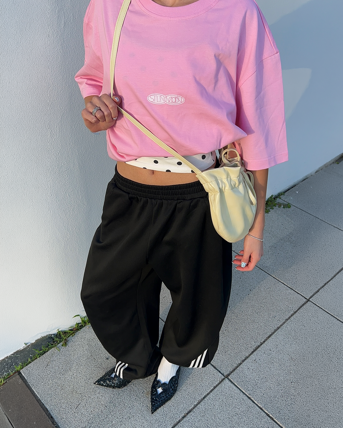 GRAFFITI TEE PINK