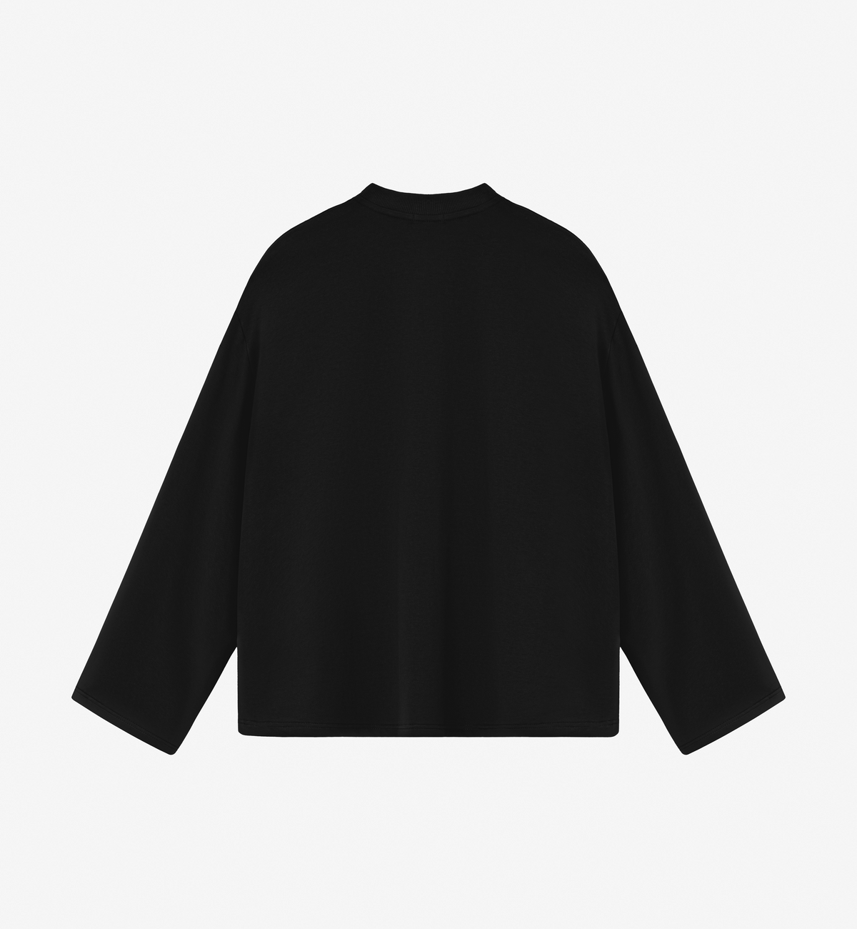 BLANK LONG SLEEVE BLACK