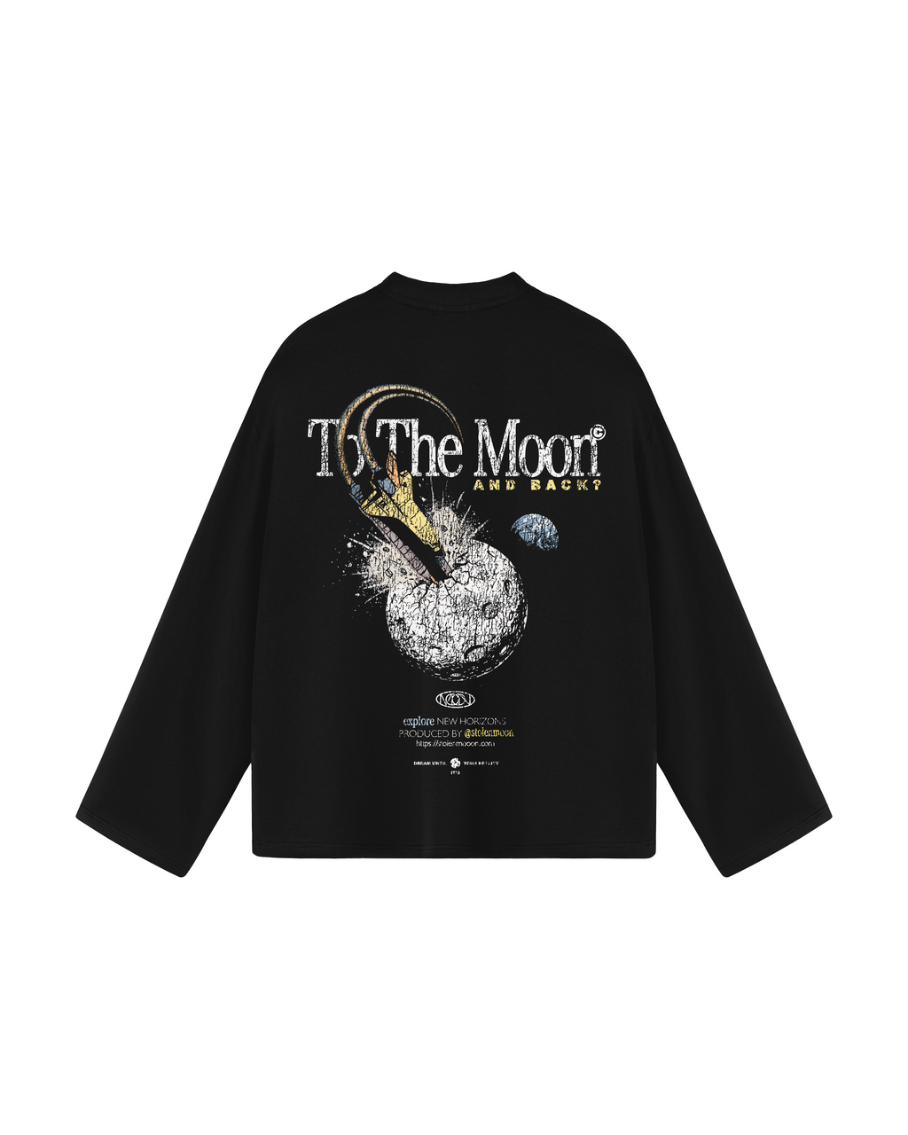 ROCKET MOON LONG SLEEVE BLACK