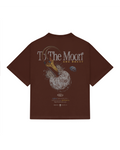 MOON ROCKET TEE BROWN