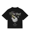 MOON ROCKET TEE BLACK
