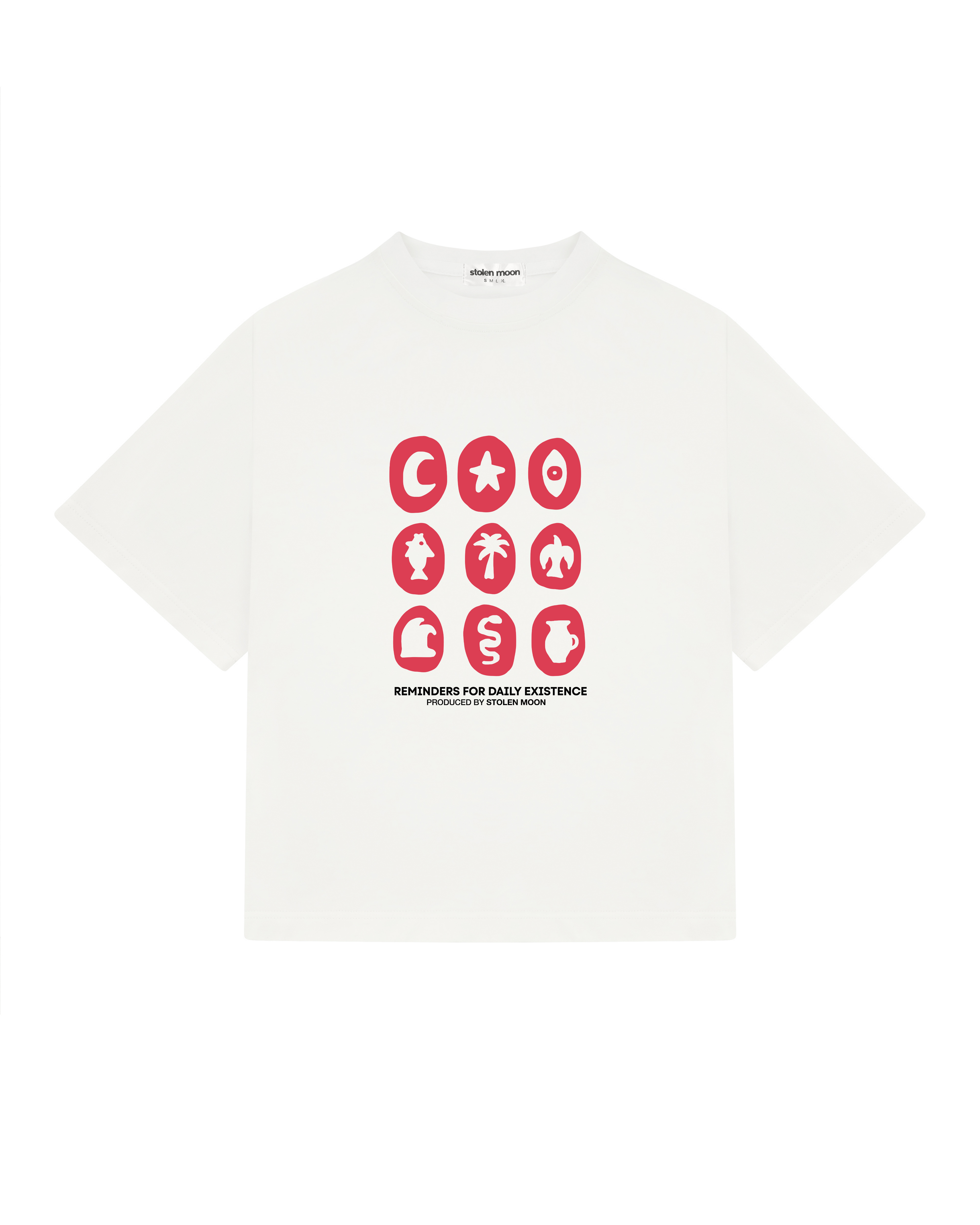 REMINDERS TEE WHITE