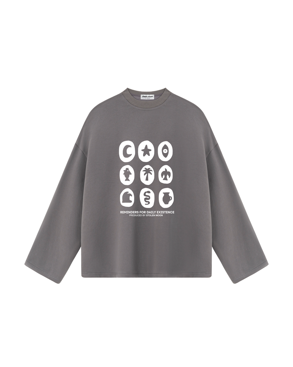 REMINDERS LONG SLEEVE GREY