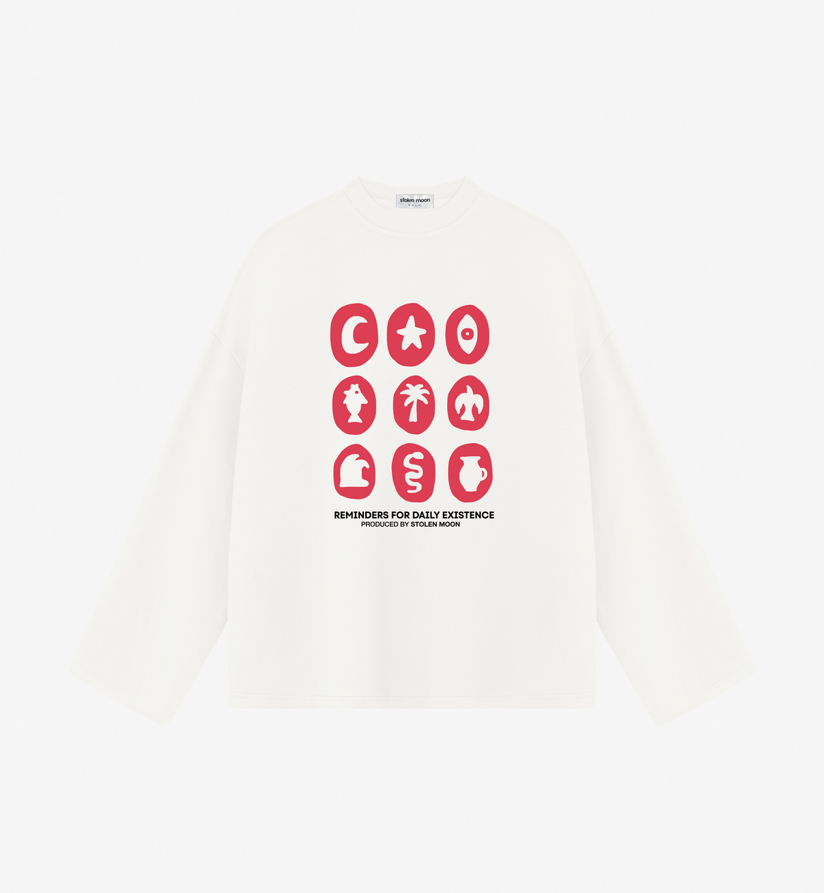 REMINDERS LONG SLEEVE WHITE