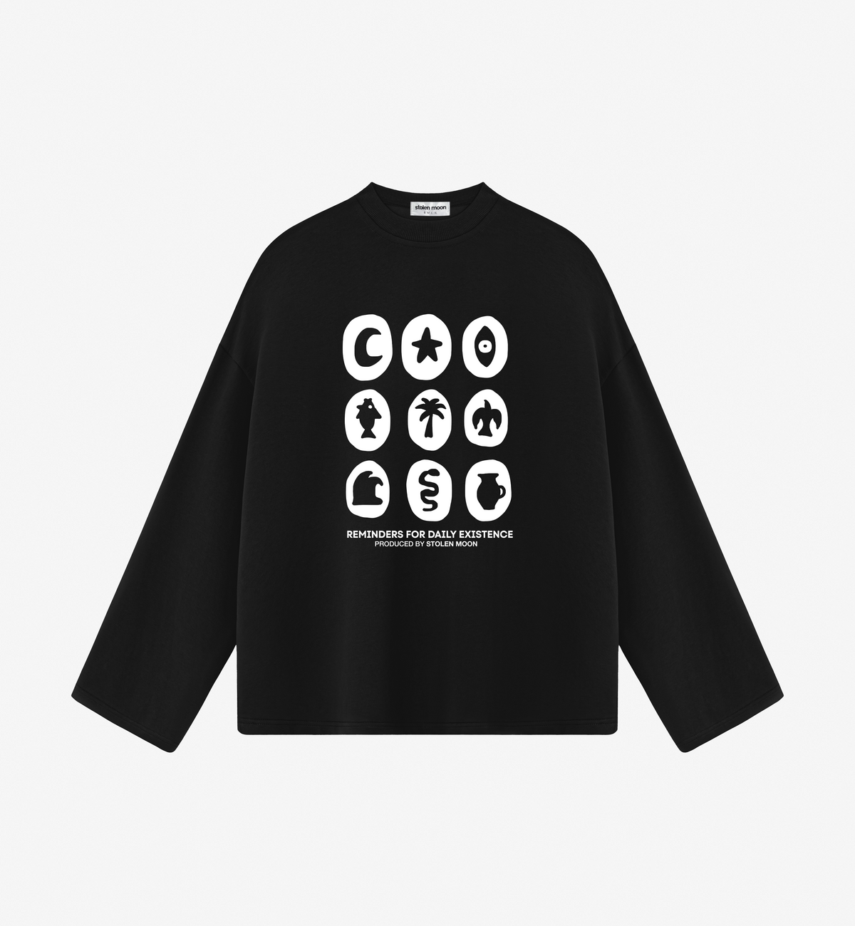 REMINDERS LONG SLEEVE BLACK