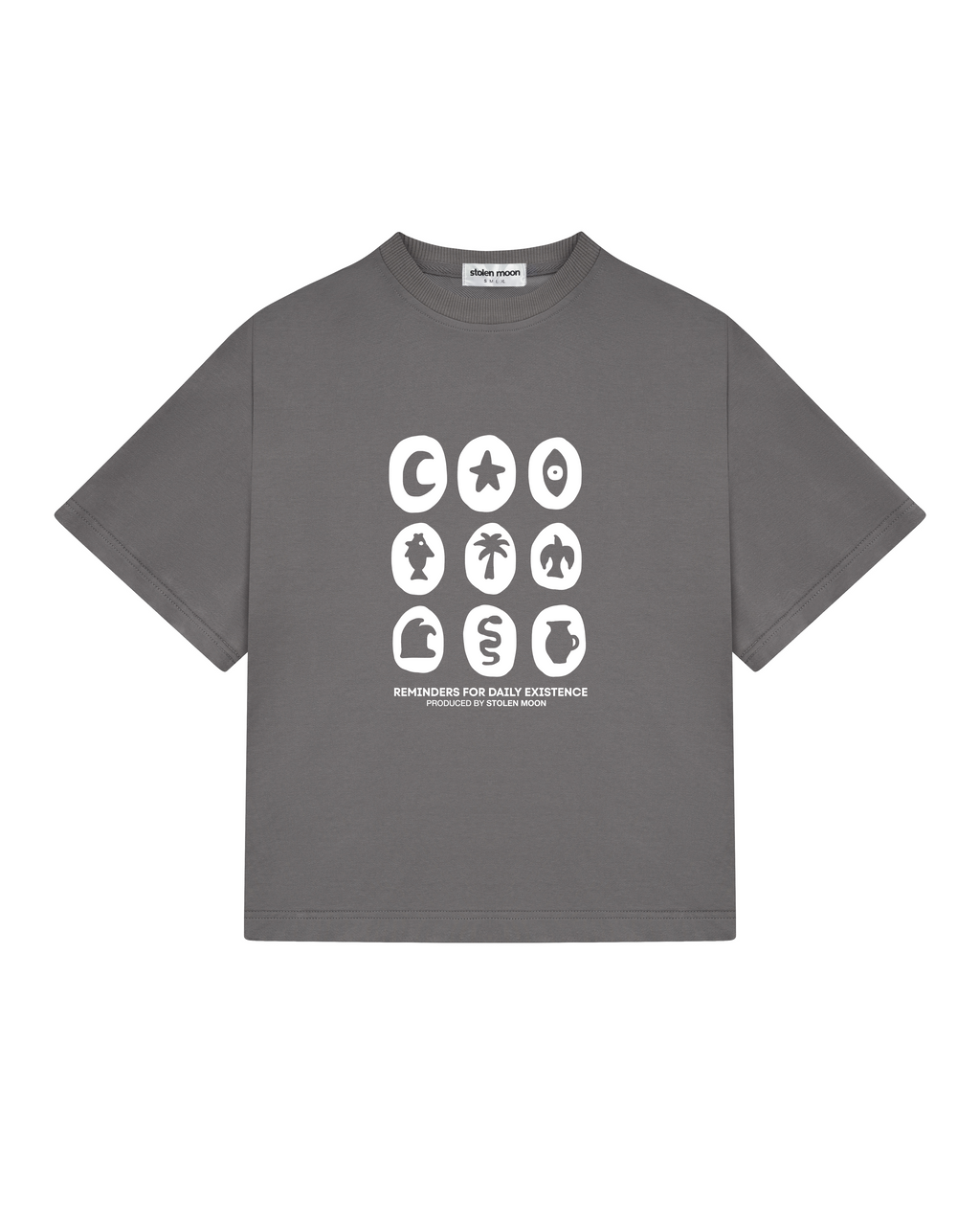 REMINDERS TEE GREY