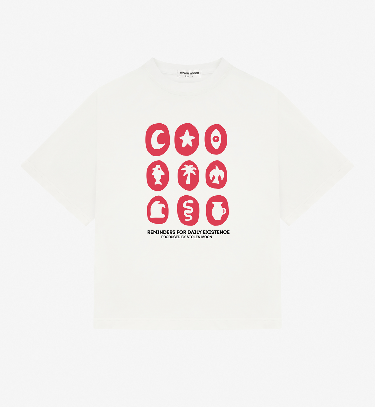 REMINDERS TEE WHITE