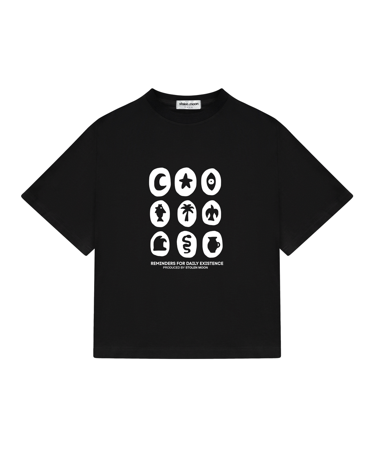 REMINDERS TEE BLACK