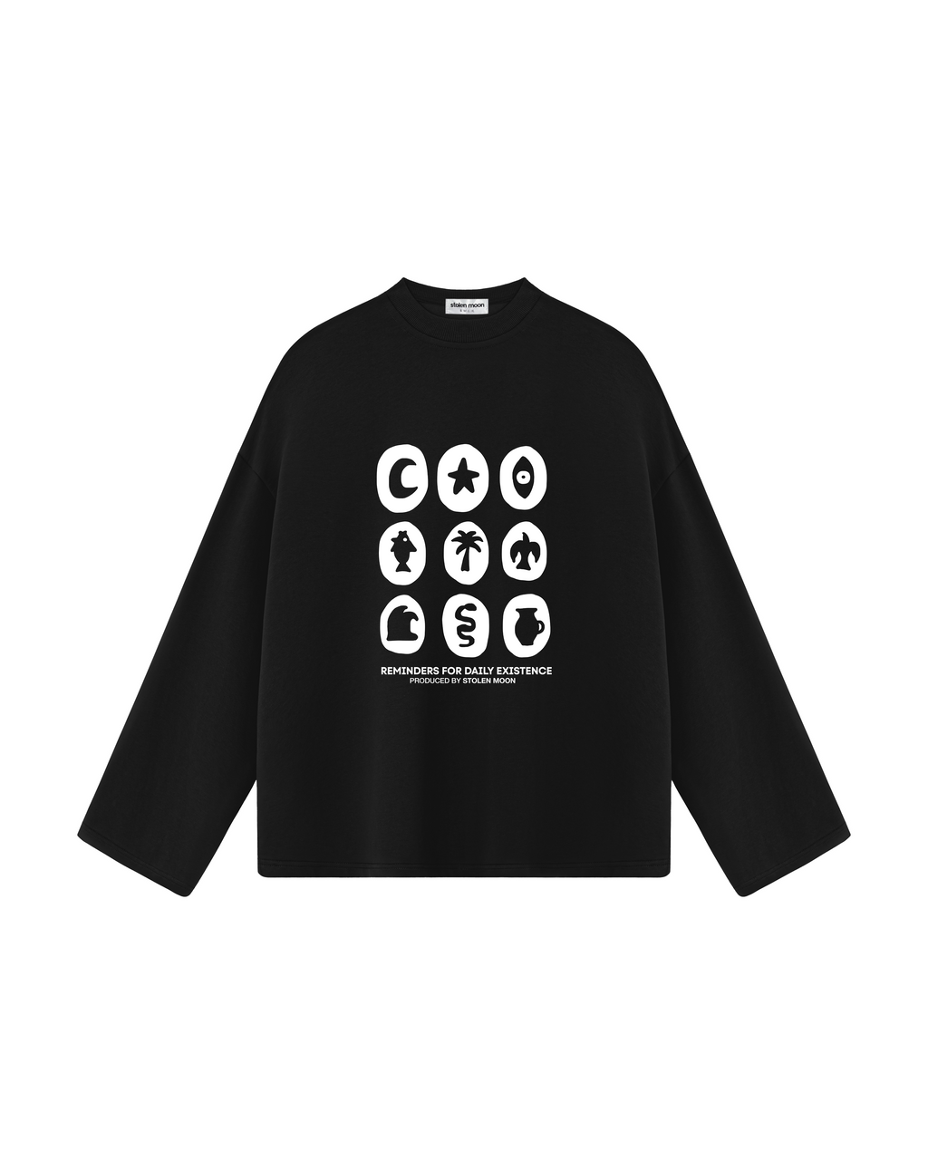 REMINDERS LONG SLEEVE BLACK