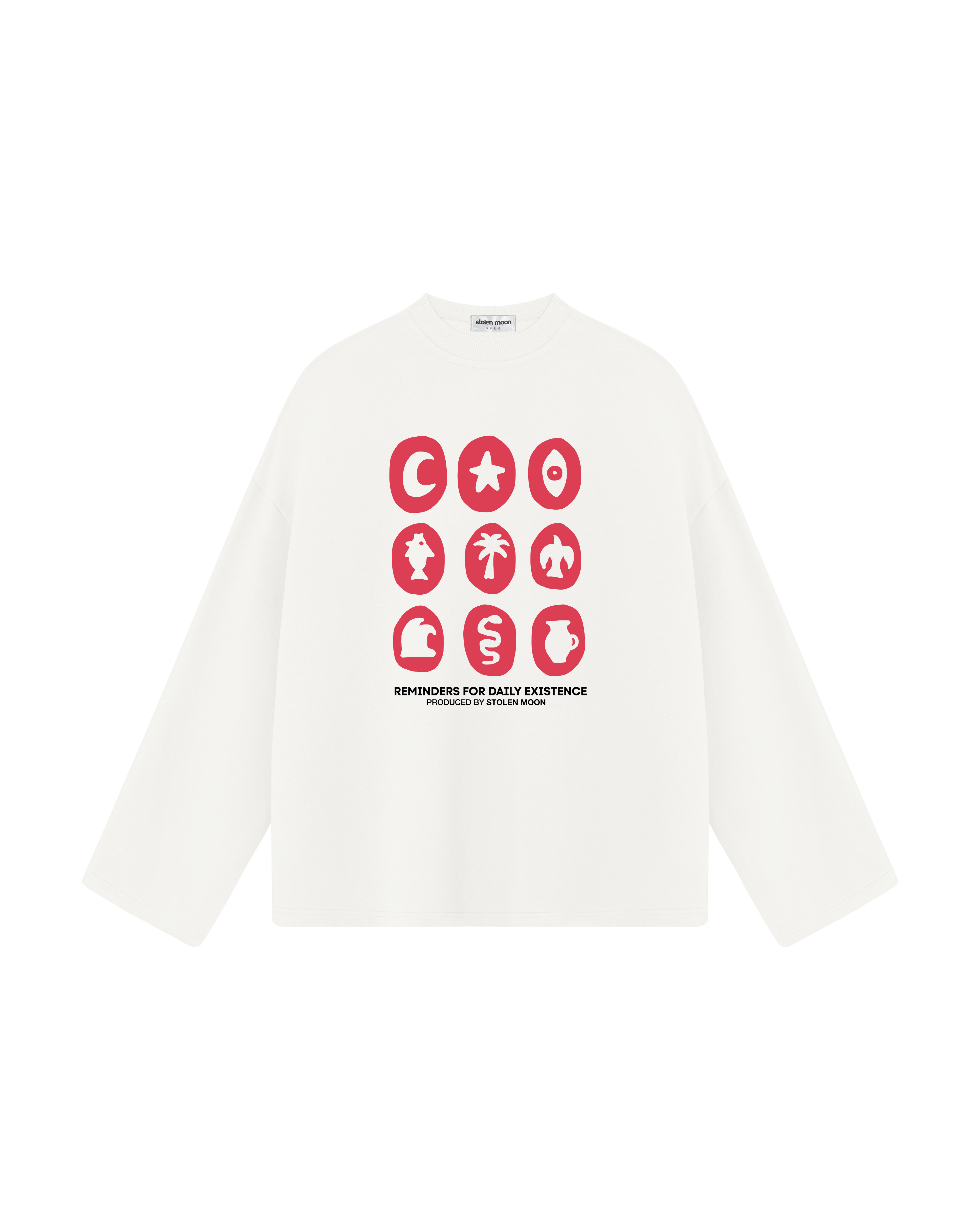REMINDERS LONG SLEEVE WHITE
