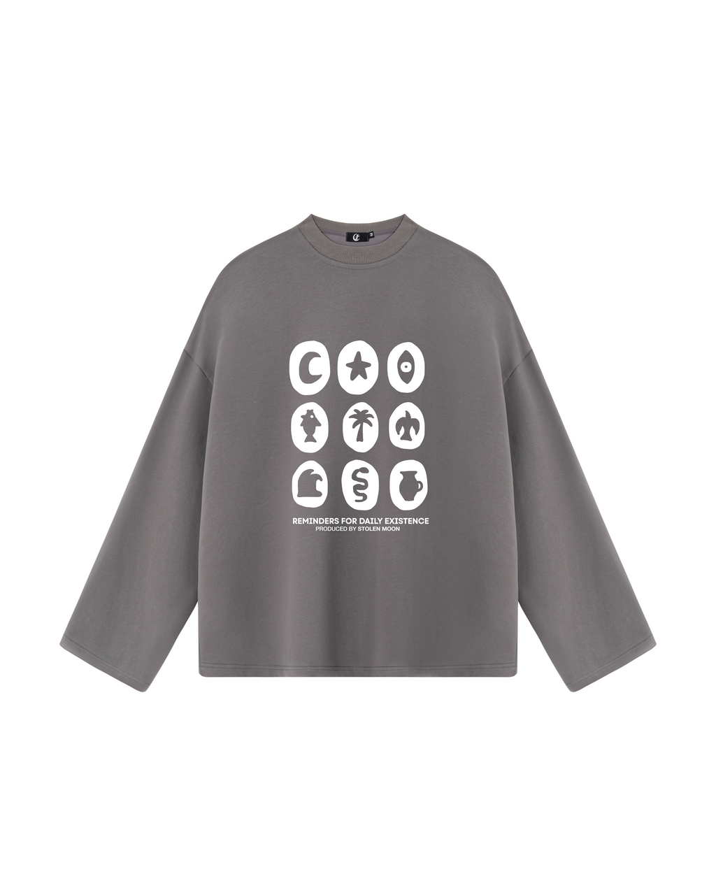 REMINDERS LONG SLEEVE GREY