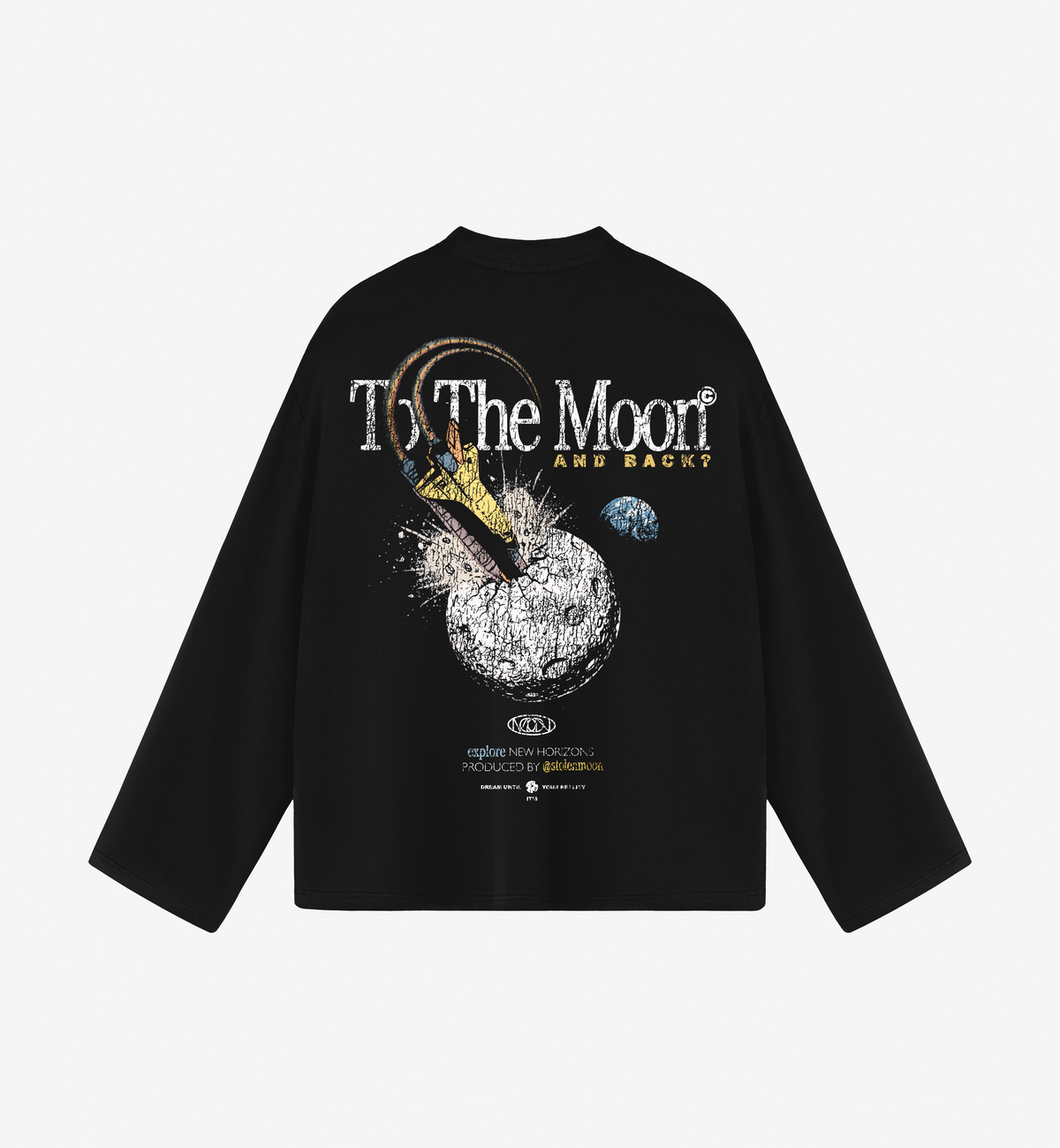ROCKET MOON LONG SLEEVE BLACK