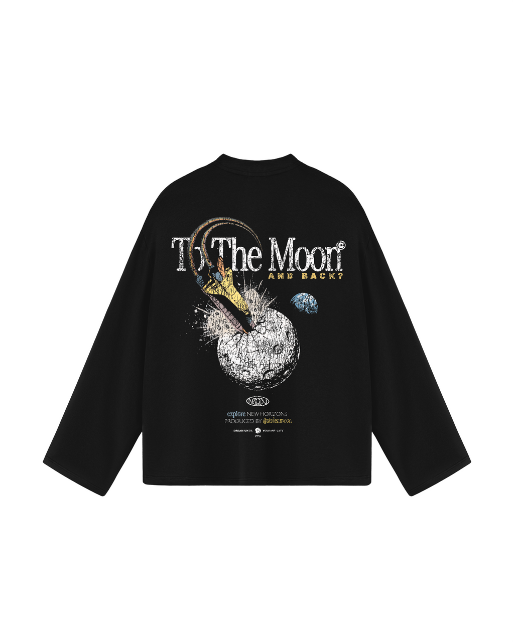 ROCKET MOON LONG SLEEVE BLACK